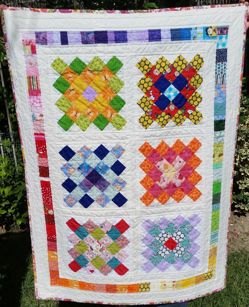 The front of the quilt.